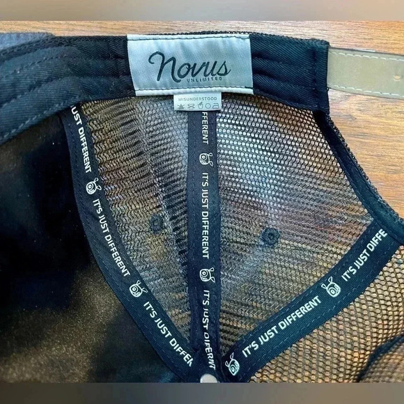 Novis | Different. | Buckle Adjustable Hat | Black Microsuede - Picture 7 of 7